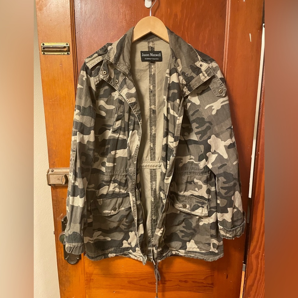 Cute Camo Utility Jacket | Worn Only ONCE